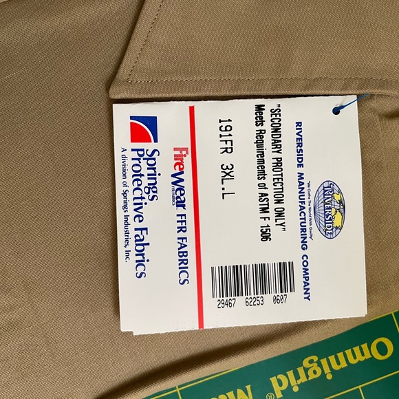 Flame retardant long sleeve work shirts - Picture 4 of 6